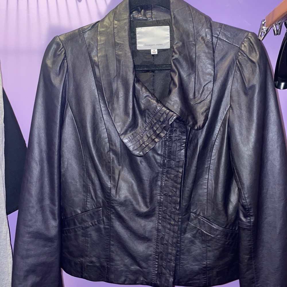 LEATHER JACKET classiques entier
